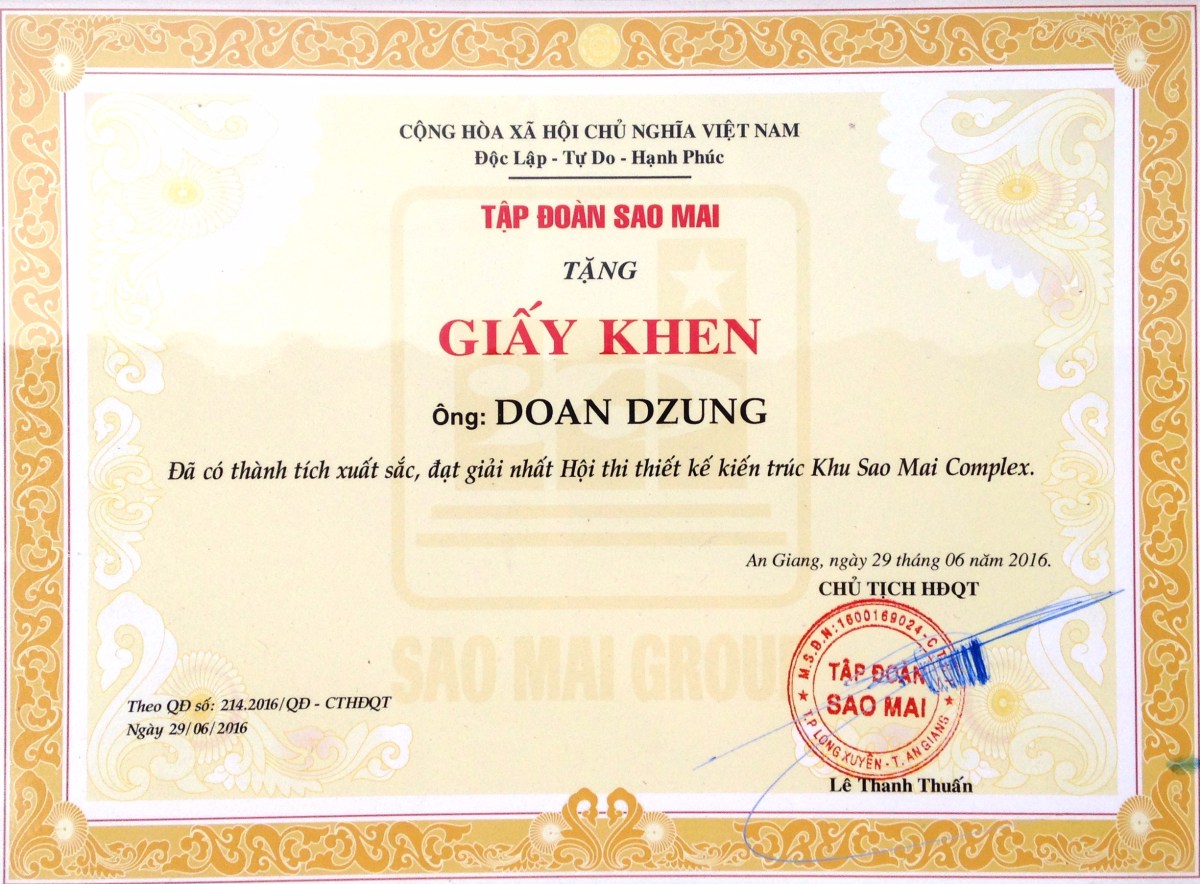Giai nhat hoi thi Sao Mai Complex